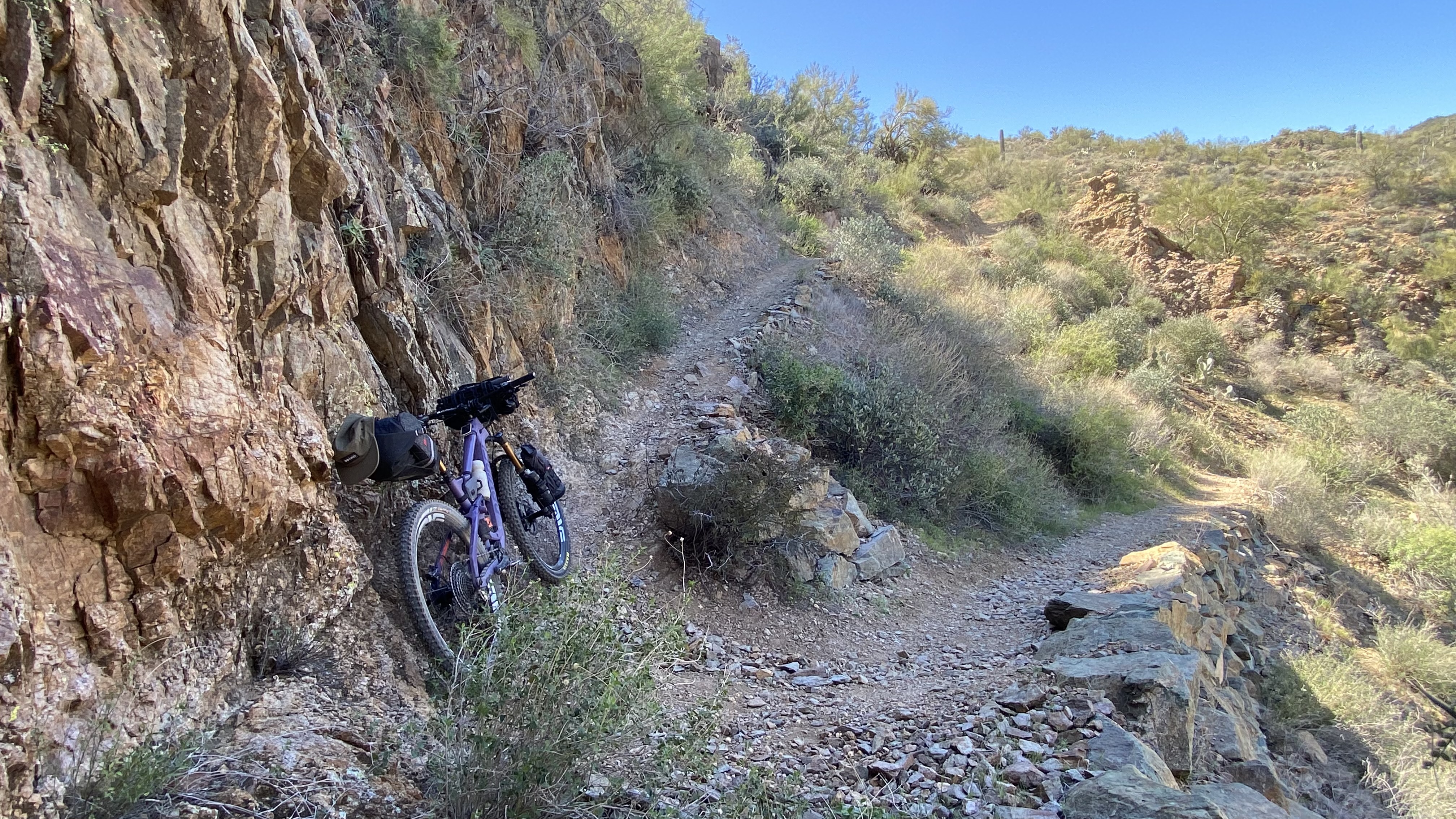 Bikepacking trails and Devinci Troy