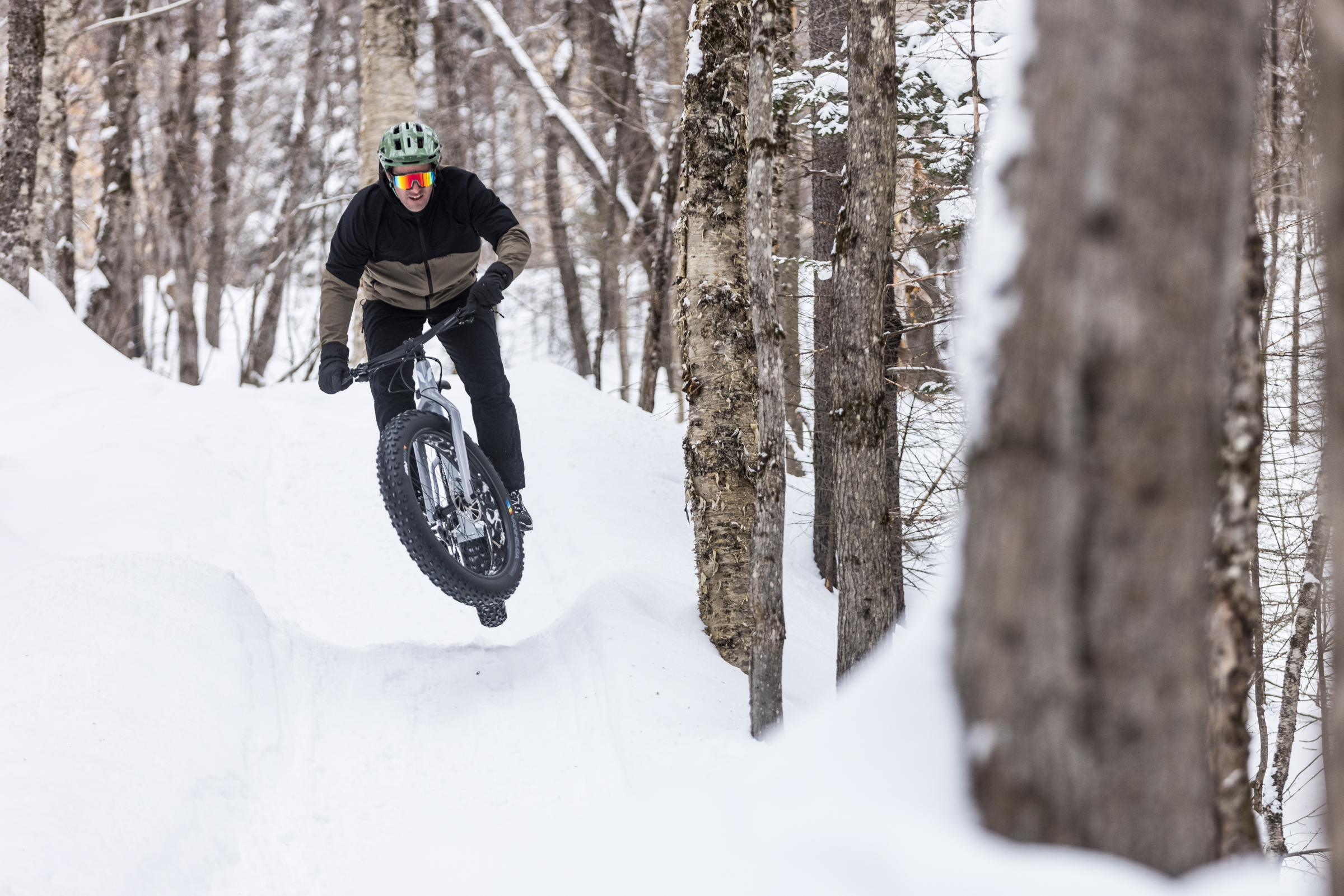 Devinci Minus Fat Tire Bike Jump