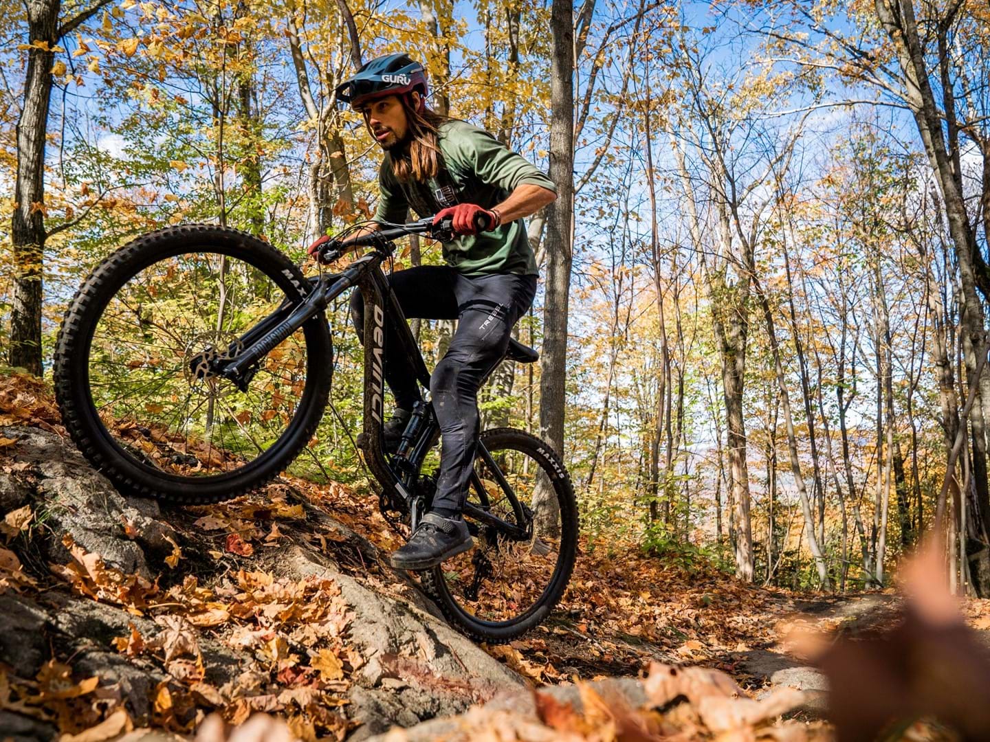 Climbing with a Devinci Marshall